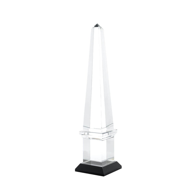 ABHIKA Obelisco Decorazione in Cristallo 57cm