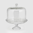 EDG Enzo De Gasperi Alzata Tortiera Deco con Coperchio Vetro 27cm