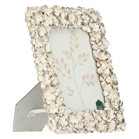 RITUALI DOMESTICI Fiorito Portafoto Violette 10x15cm Resina Oro