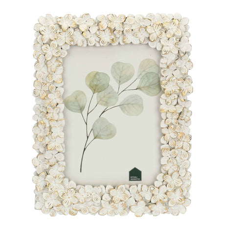 RITUALI DOMESTICI Fiorito Portafoto Violette 13x18cm Resina Oro