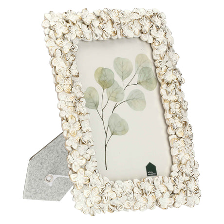 RITUALI DOMESTICI Fiorito Portafoto Violette 13x18cm Resina Oro