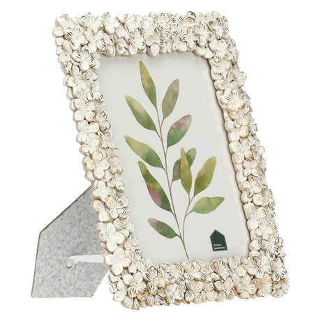 RITUALI DOMESTICI - Fiorito Portafoto Violette 15x20cm Resina Oro