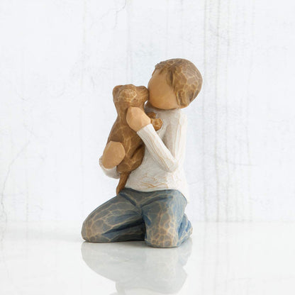 WILLOW TREE Figurina Ragazzo Resina Design di Susan Lordi 7,5cm