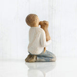 WILLOW TREE Figurina Statuina Ragazzo Design di Susan Lordi 7,5cm Resina