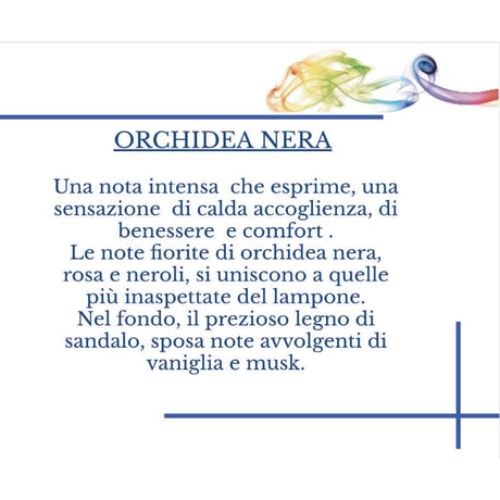 HYPNO CASA - Profumatore Diffusore con Bastoncini Orchidea Nera Eco 250ml