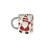 BRANDANI Ho-Ho-Ho Tazza Mug con Santa Claus con Cucchiaino 13x14cm Tavola di Natale