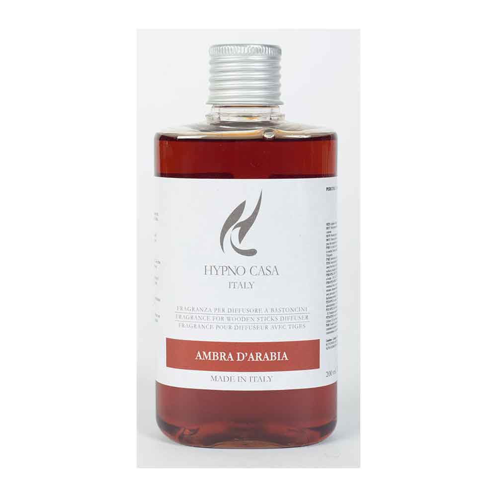 HYPNO CASA - Profumatore Diffusore Ricarica Ambra D'Arabia Eco 200ml