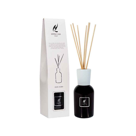 HYPNO CASA - Profumatore Diffusore con Bastoncini Pepe Nero Eco 250ml