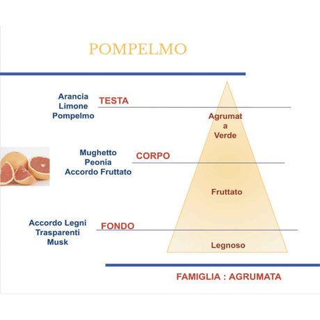 HYPNO CASA - Profumatore Diffusore Ricarica Pompelmo Eco 200ml