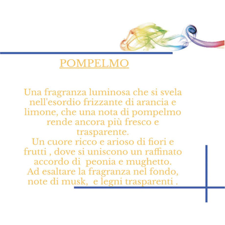 HYPNO CASA - Profumatore Diffusore Ricarica Pompelmo Eco 200ml