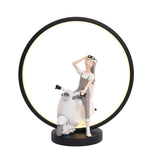 PALAIS ROYAL Le Lunette Table Lamp Woman in Vespa 33cm