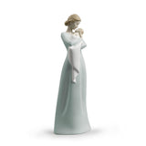 Lladró Figurina Abbraccio Materno 31x10cm Porcellana