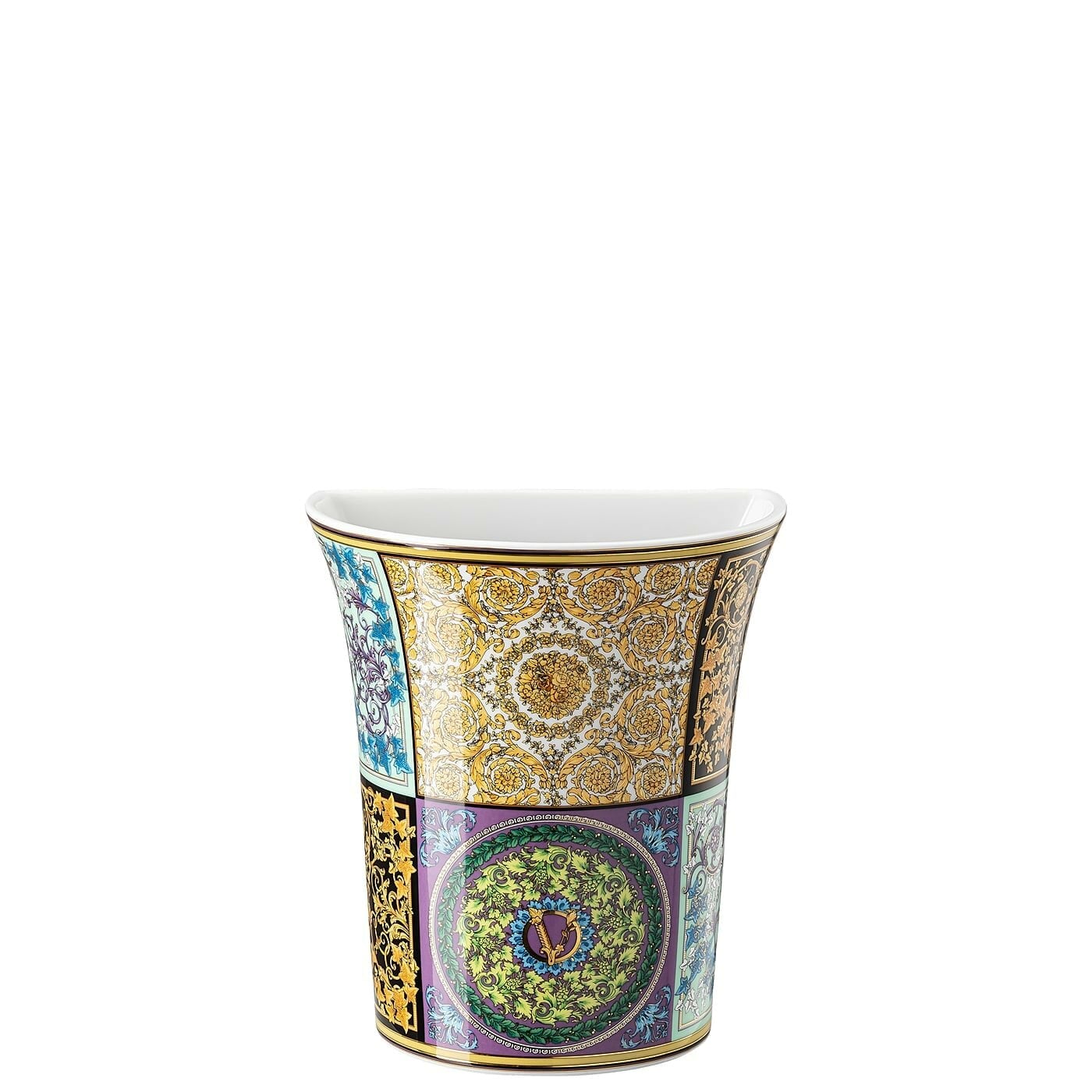 VERSACE Versace Barocco Mosaic Vaso di Fiori 18cm Porcellana