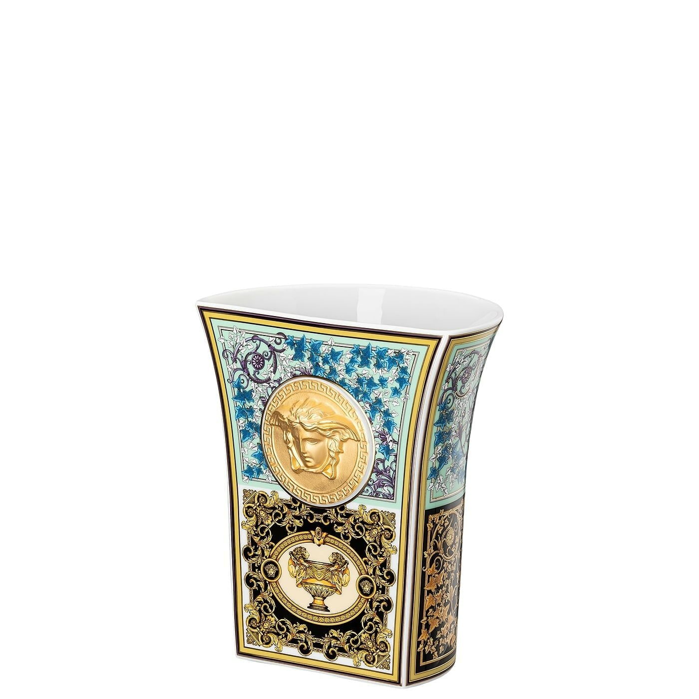 VERSACE Versace Barocco Mosaic Vaso di Fiori 18cm Porcellana