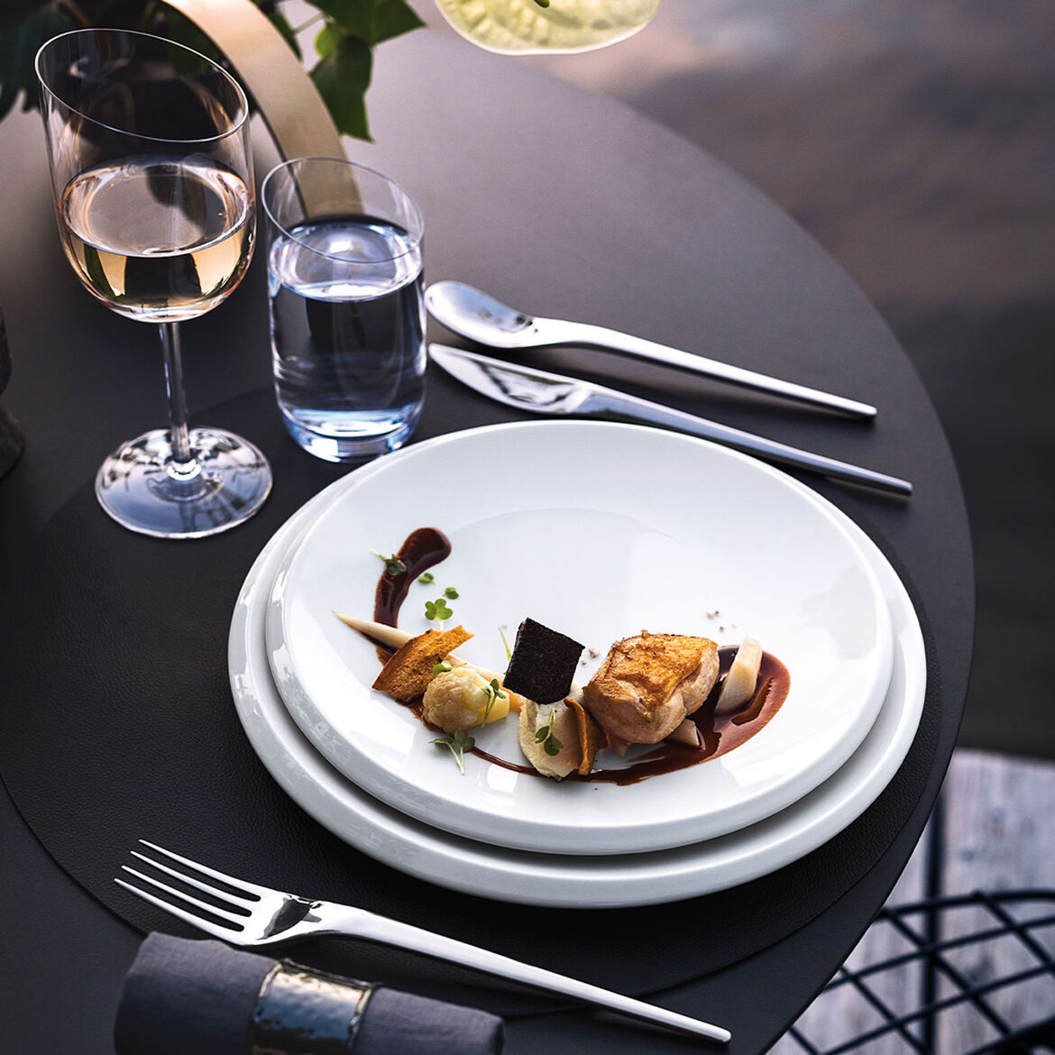 VILLEROY & BOCH - NewMoon Piatto Piano 27cm 6 Pezzi Porcellana 1042642620