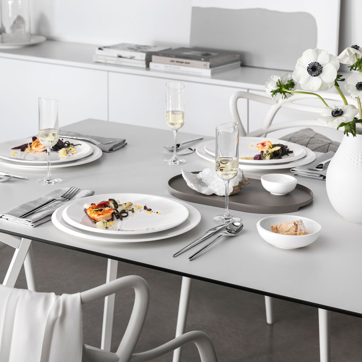 VILLEROY & BOCH - NewMoon Piatto Piano 27cm 6 Pezzi Porcellana 1042642620