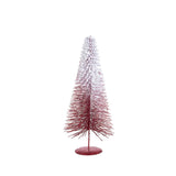 BIZZOTTO Cono Abete Rosso Innevato Decorazione Natalizia 40cm PVC