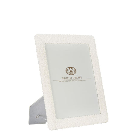 MAURO FERRETTI Cornice Portafoto Creamy Roses 26,5x31cm Resina