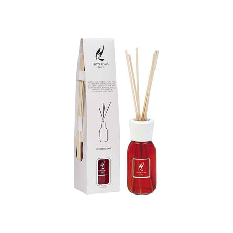 HYPNO CASA - Profumatore Diffusore con Bastoncini Rosso Divino Eco 100ml