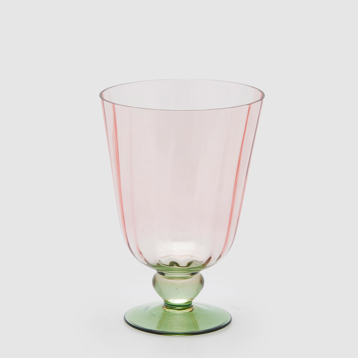 EDG Enzo De Gasperi Vaso Righe 21x15cm Rosa Righe