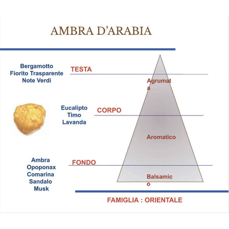 HYPNO CASA - Profumatore Diffusore Ricarica Ambra D'Arabia Eco 1L