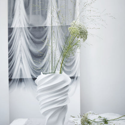 ROSENTHAL Squall Vaso di Fiori 32cm Porcellana Bianco