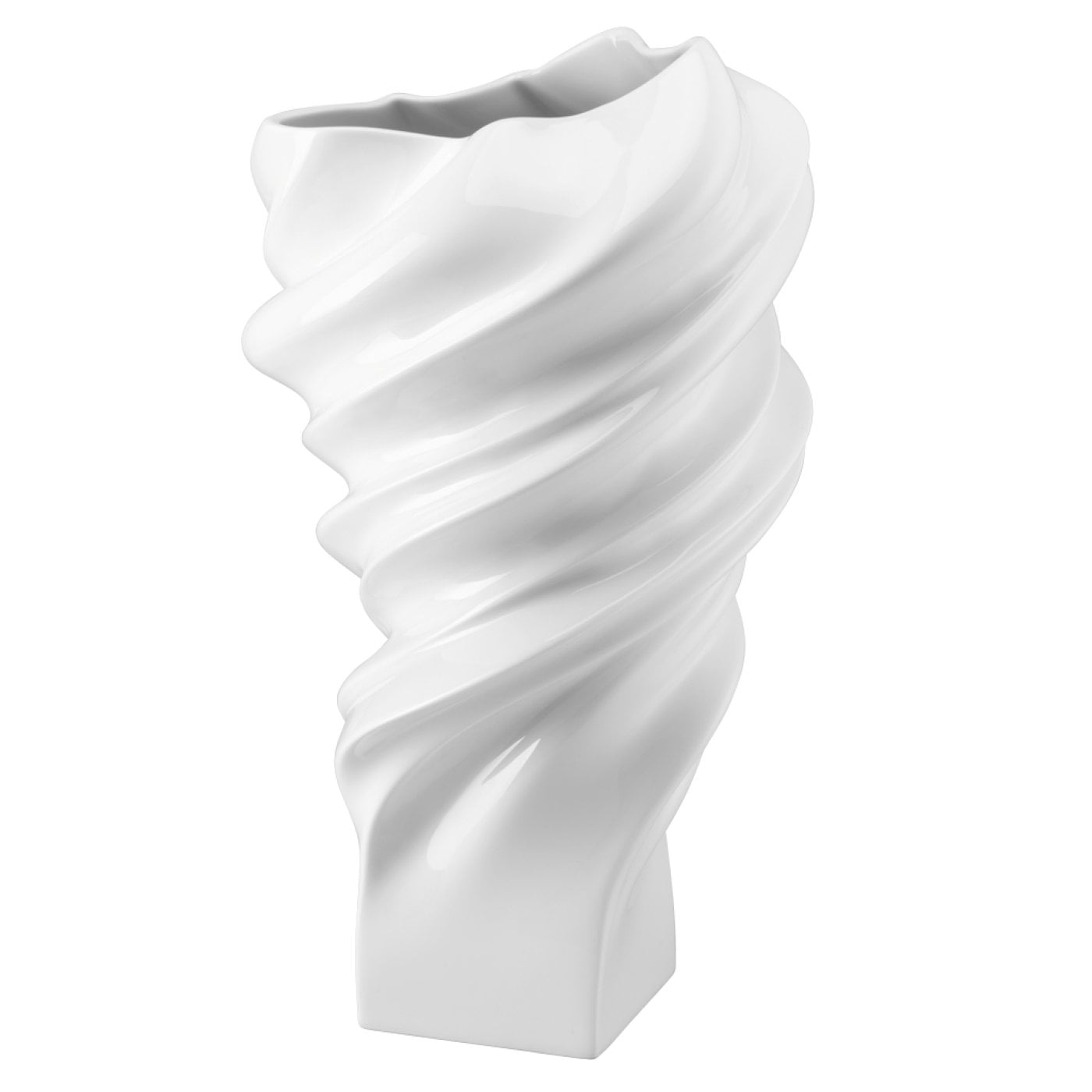 ROSENTHAL Squall Vaso di Fiori 32cm Porcellana Bianco