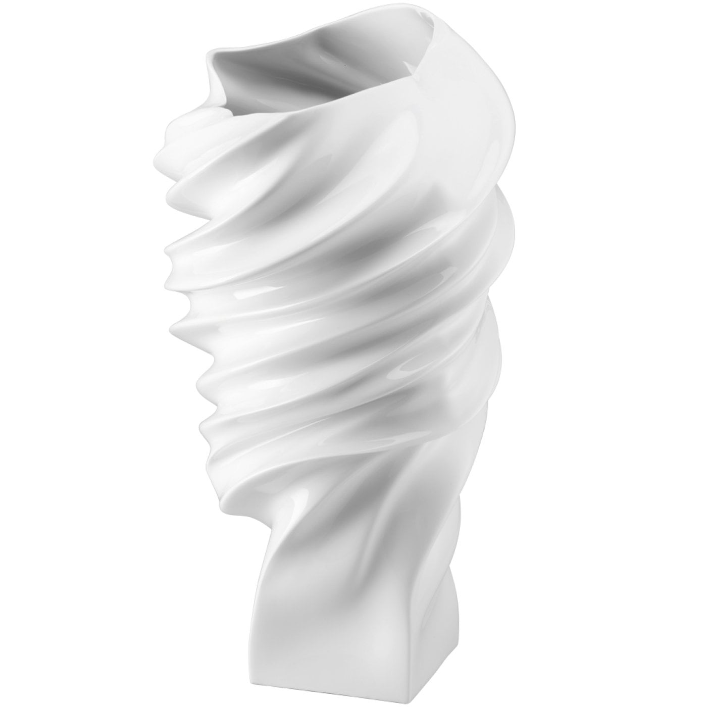 ROSENTHAL Squall Vaso da Fiori 40cm Porcellana Cédric Ragot Bianco