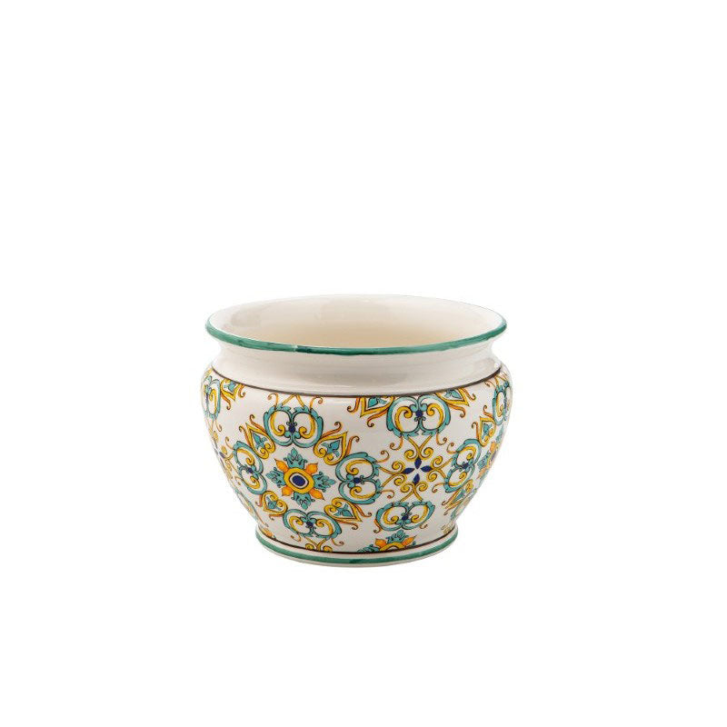 BRANDANI Medicea Caspo' Vaso Portavaso Portapianta Ceramica 30x21cm