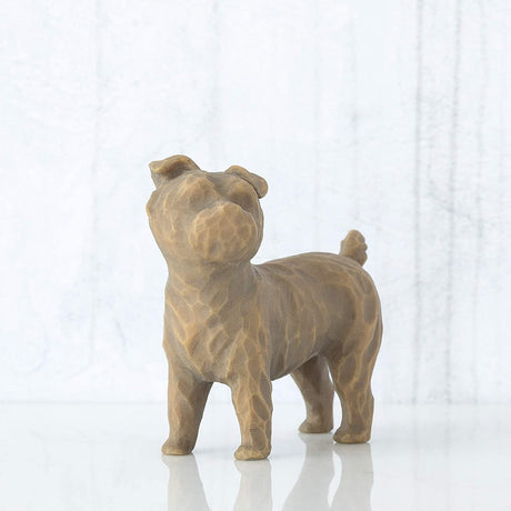 WILLOW TREE Figurina Statuina Amo Il Mio Cane Figurina Deisgn di Susan Lordi 5cm Resina