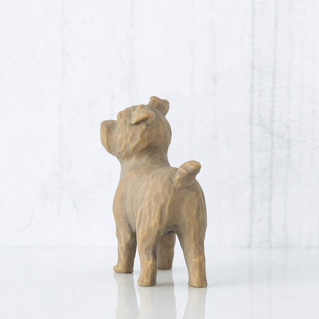 WILLOW TREE Figurina Statuina Amo Il Mio Cane Figurina Deisgn di Susan Lordi 5cm Resina