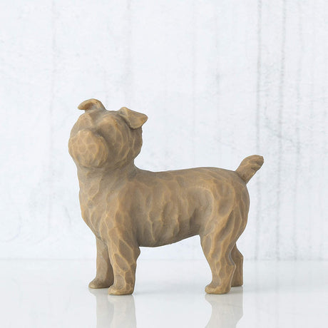 WILLOW TREE Figurina Statuina Amo Il Mio Cane Figurina Deisgn di Susan Lordi 5cm Resina