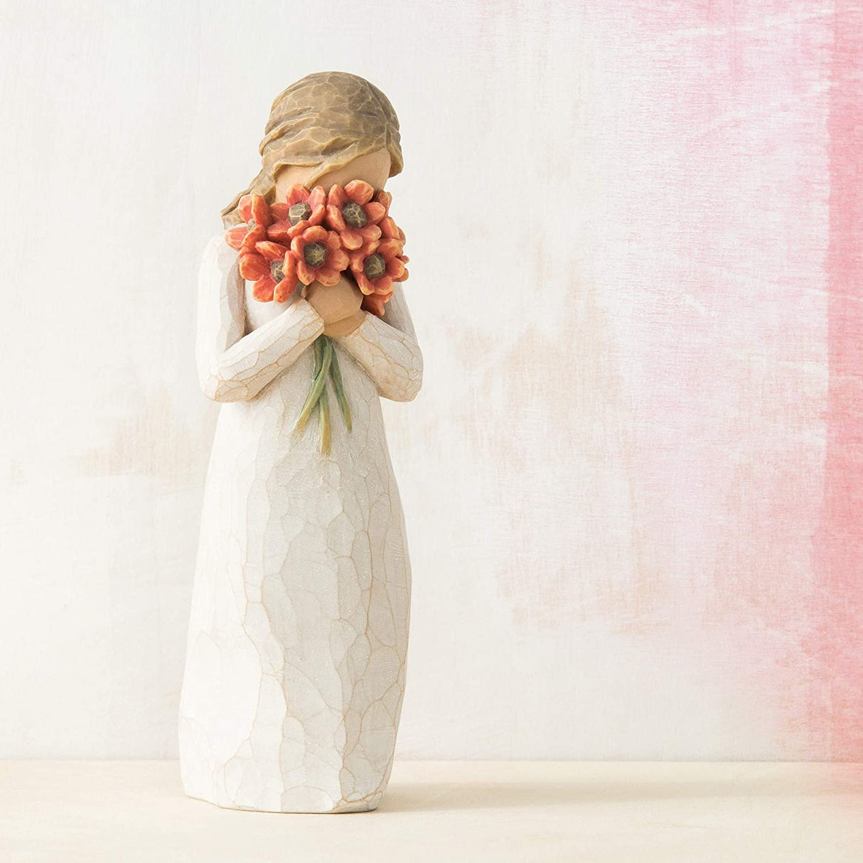 WILLOW TREE Figurina Statuina Circondato da Amore Design di Susan Lordi 13cm Resina