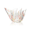 iPLEX Vaso Drappeggi in PMMA 45x29cm Multicolore Trasparente Made in Italy