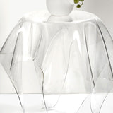 iPLEX Drapes Coffee Table Living Room Plexiglass 66x76cm Transparent Made in Italy