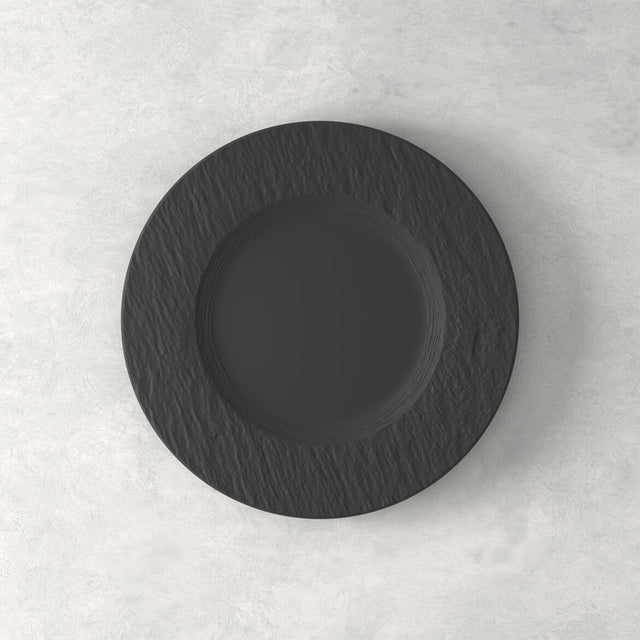 Piatto colazione Villeroy & Boch Manufacture Rock porcellana effetto ardesia
