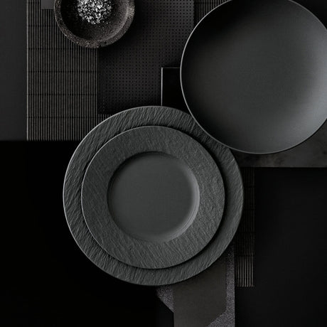 VILLEROY & BOCH Manufacture Rock Piatto Colazione 22cm Nero 1042392640