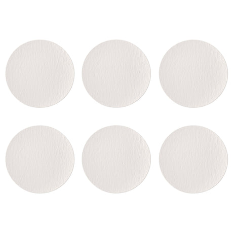 VILLEROY & BOCH Manufacture Rock Bianco Set 6 Pezzi Piatto Pizza 32cm Porcellana