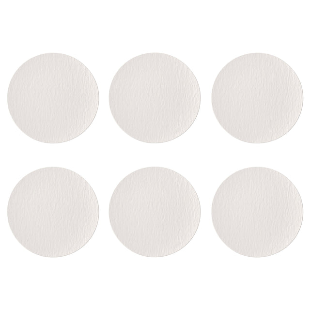 VILLEROY & BOCH Manufacture Rock Bianco Set 6 Pezzi Piatto Pizza 32cm Porcellana