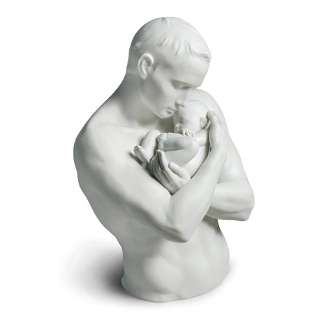 Lladró Figurina Protezione Paterna 31x22cm Porcellana