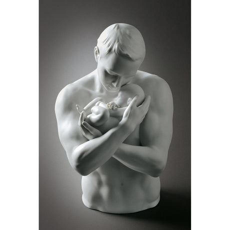 Lladró Figurina Protezione Paterna 31x22cm Porcellana