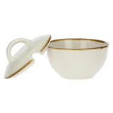 ROSE & TULIPANI Concerto Zuccheriera Avorio 250ml Stoneware