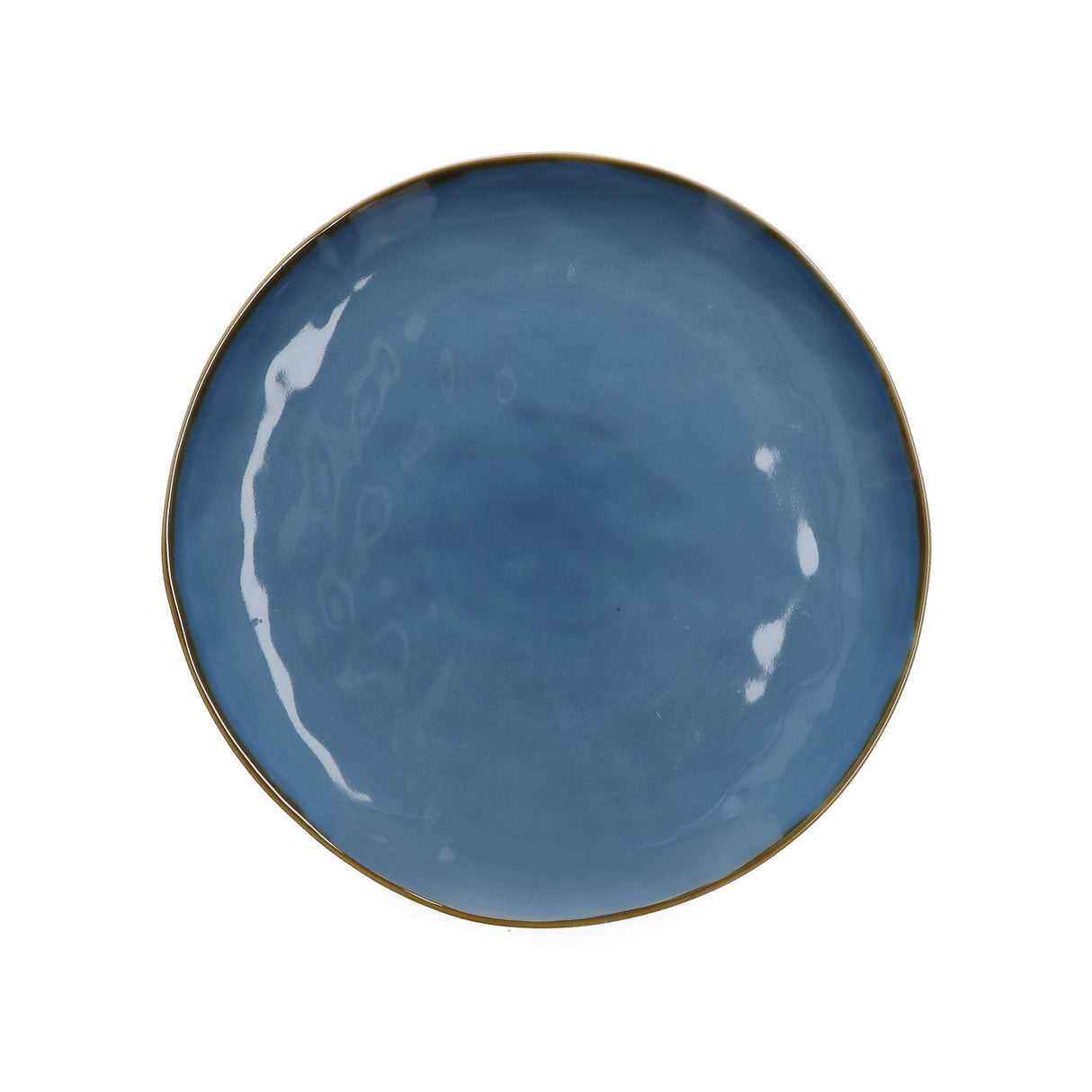 ROSE & TULIPANI Concerto Piatto Piano Blu Avio 27cm Stoneware R134100001