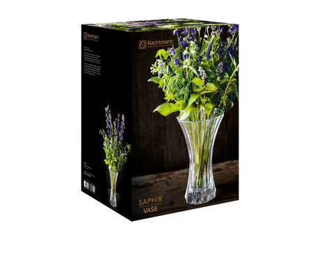 NACHTMANN Saphir Vaso da Fiori in Cristallo 30cm