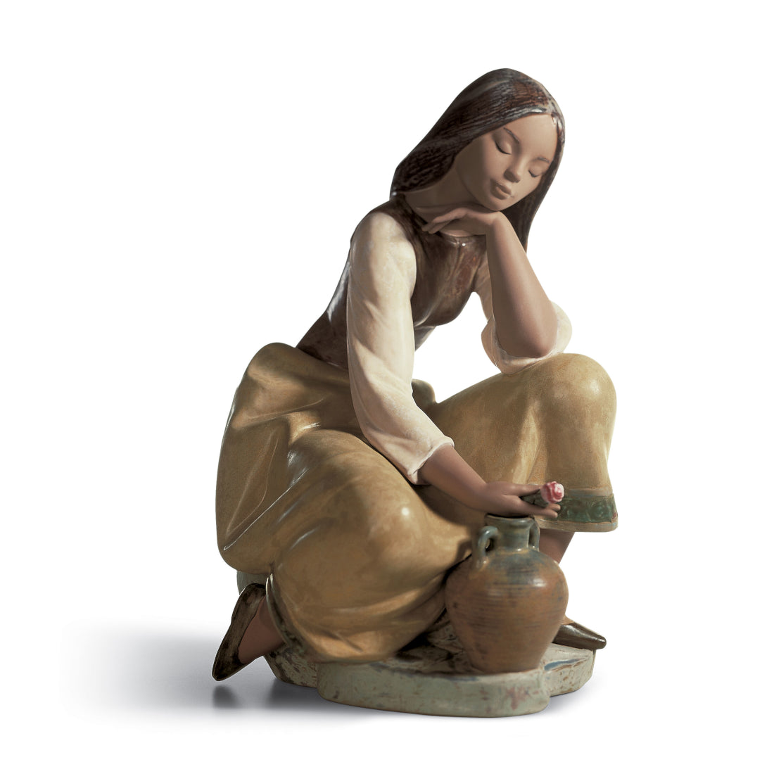 LLADRO' - Statua Scultura Figura Acquaiola romantica 01013525