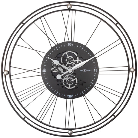 NEXTIME - Roman Gear Orologio da Parete XXL 90,5cm 3260ZI