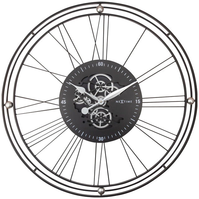 NEXTIME - Roman Gear Orologio da Parete XXL 90,5cm 3260ZI
