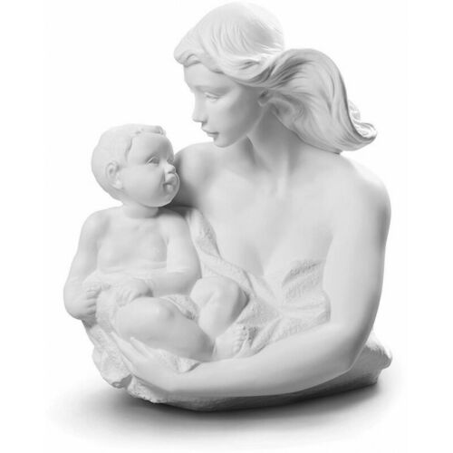 NAO &quot;Che dolce che sei!&quot; Statua Statuina Madre Bambino Porcellana 33x26cm