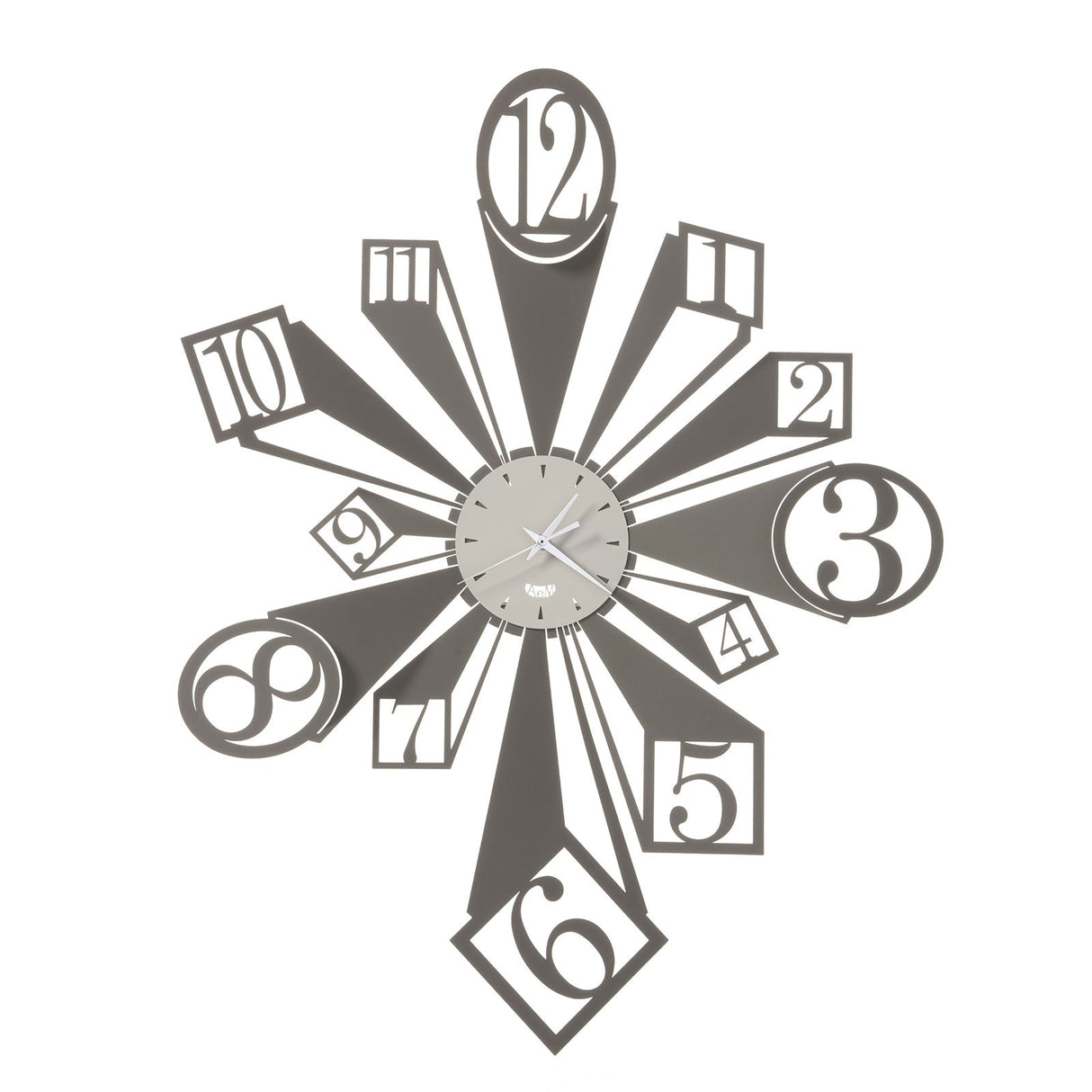 ARTI & MESTIERI Orologio da Parete Particolare Slang Fango E Avorio