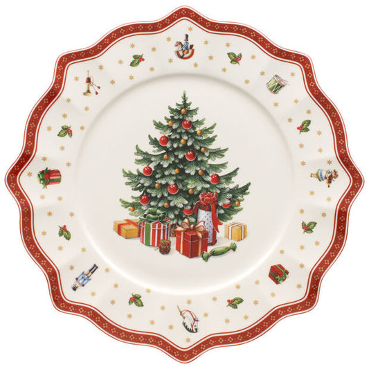 VILLEROY & BOCH Toy's Delight Piatto Torta Segnaposto Natale 35cm 1485852680